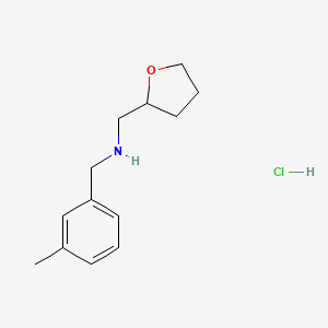 (3-Methylphenyl)-N-(tetrahydro-2-furanylmethyl)-methanamine hydrochloride
