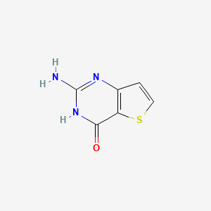 molecular formula C6H5N3OS B13059852 2-Aminothieno[3,2-d]pyrimidin-4-ol CAS No. 1203578-74-8