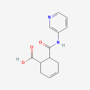 molecular formula C13H14N2O3 B1305990 6-(Pyridin-3-ylcarbamoyl)-cyclohex-3-enecarboxylic acid CAS No. 432001-25-7