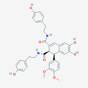 molecular formula C36H36N2O8 B13059911 SargentodognanF 