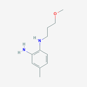 molecular formula C11H18N2O B13059938 N1-(3-Methoxypropyl)-4-methylbenzene-1,2-diamine 