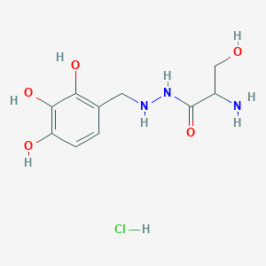 molecular formula C10H16ClN3O5 B001306 Benserazide hydrochloride CAS No. 14919-77-8