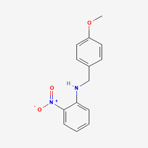 molecular formula C14H14N2O3 B1306007 N-(4-methoxybenzyl)-2-nitroaniline CAS No. 6113-65-1