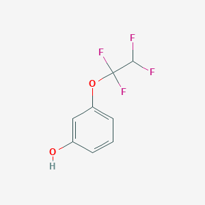 molecular formula C8H6F4O2 B1306009 3-(1,1,2,2-Tetrafluoroethoxy)phenol CAS No. 53997-99-2