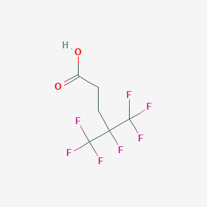 molecular formula C6H5F7O2 B1306019 4,5,5,5-四氟-4-(三氟甲基)戊酸 CAS No. 243139-62-0