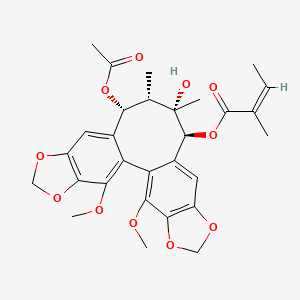 molecular formula C29H32O11 B13060200 KadsurindutinA 