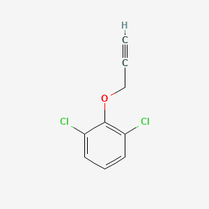 molecular formula C9H6Cl2O B1306028 1,3-Dichloro-2-(prop-2-yn-1-yloxy)benzene CAS No. 3598-66-1