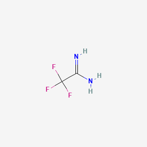 molecular formula C2H3F3N2 B1306029 Trifluoroacetamidine CAS No. 354-37-0