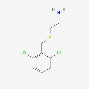 molecular formula C9H11Cl2NS B1306041 2-[(2,6-Dichlorobenzyl)thio]ethylamine CAS No. 48133-71-7