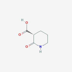 molecular formula C6H9NO3 B13060469 (3R)-2-oxopiperidine-3-carboxylicacid 