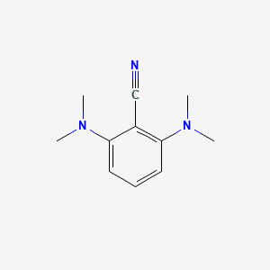 molecular formula C11H15N3 B1306047 2,6-Bis(dimethylamino)benzonitrile CAS No. 20926-04-9