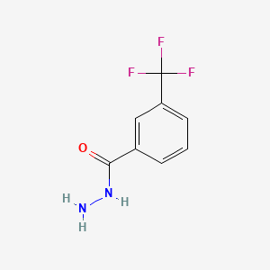 molecular formula C8H7F3N2O B1306052 3-(Trifluoromethyl)benzohydrazide CAS No. 22227-25-4