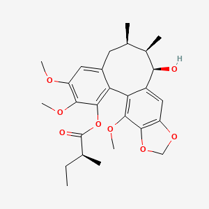 molecular formula C27H34O8 B13060598 kadsuralignanJ 