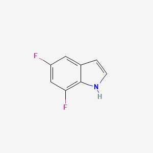 molecular formula C8H5F2N B1306068 5,7-Difluoroindole CAS No. 301856-25-7