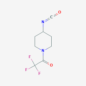 molecular formula C8H9F3N2O2 B1306088 4-Isocyanato-1-(trifluoroacetyl)piperidine CAS No. 493036-44-5