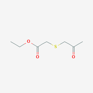molecular formula C7H12O3S B1306090 Ethyl 2-[(2-oxopropyl)thio]acetate CAS No. 64878-05-3