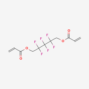 molecular formula C11H10F6O4 B1306099 2-Propenoic acid, 2,2,3,3,4,4-hexafluoro-1,5-pentanediyl ester CAS No. 678-95-5