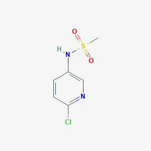 molecular formula C6H7ClN2O2S B13061131 N-(6-chloropyridin-3-yl)methanesulfonamide 