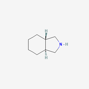 molecular formula C8H15N B13061135 trans-Octahydro-1H-isoindole 