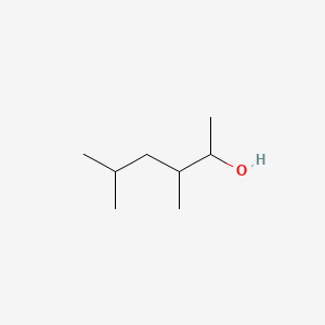 molecular formula C8H18O B13061254 3,5-Dimethylhexan-2-ol CAS No. 66576-27-0