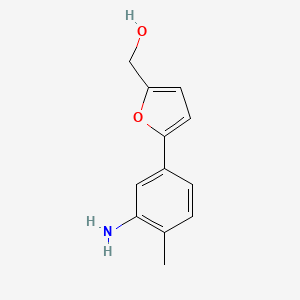 [5-(3-Amino-4-methylphenyl)furan-2-yl]methanol
