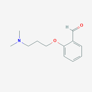 molecular formula C12H17NO2 B1306143 2-[3-(Dimethylamino)propoxy]benzaldehyde CAS No. 10429-30-8