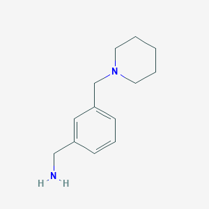 molecular formula C13H20N2 B1306148 3-Piperidin-1-ylmethyl-benzylamine CAS No. 91271-80-6