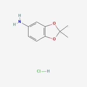 2,2-Dimethylbenzo[d][1,3]dioxol-5-amine hydrochloride