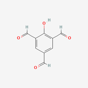 molecular formula C9H6O4 B1306181 2-羟基苯-1,3,5-三甲醛 CAS No. 81502-74-1