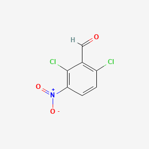 molecular formula C7H3Cl2NO3 B1306182 2,6-Dichloro-3-nitrobenzaldehyde CAS No. 5866-97-7