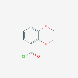 molecular formula C9H7ClO3 B1306186 2,3-Dihydro-1,4-benzodioxine-5-carbonyl chloride CAS No. 38871-41-9