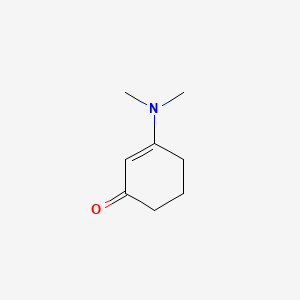 molecular formula C8H13NO B13061860 3-(Dimethylamino)cyclohex-2-en-1-one CAS No. 6135-22-4
