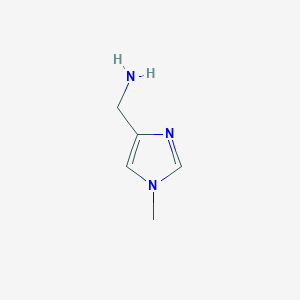 molecular formula C5H9N3 B1306189 (1-methyl-1H-imidazol-4-yl)methanamine CAS No. 486414-83-9