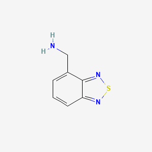 molecular formula C7H7N3S B1306193 Benzo[c][1,2,5]thiadiazol-4-ylmethanamine CAS No. 82382-52-3