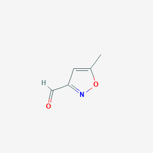 molecular formula C5H5NO2 B1306195 5-Methylisoxazole-3-carboxaldehyde CAS No. 62254-74-4