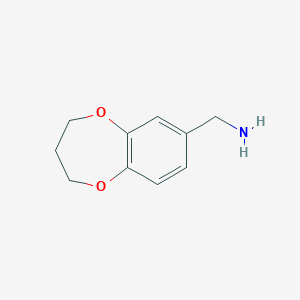 3,4-dihydro-2H-1,5-benzodioxepin-7-ylmethylamine