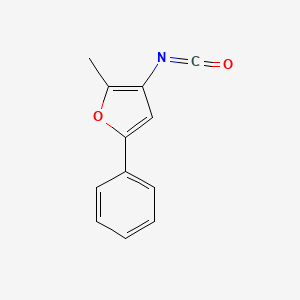 2-Methyl-5-phenyl-3-furyl isocyanate