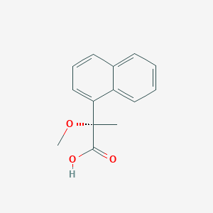 molecular formula C14H14O3 B013062 (S)-(+)-2-甲氧基-2-(1-萘基)丙酸 CAS No. 102691-93-0