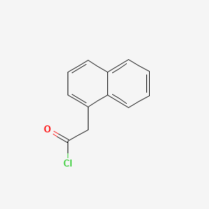 molecular formula C12H9ClO B1306206 2-(1-Naphthyl)Ethanoyl Chloride CAS No. 5121-00-6