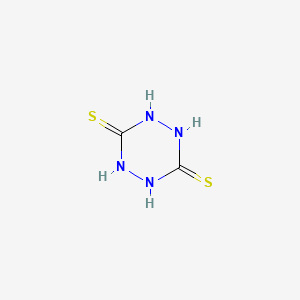 molecular formula C2H4N4S2 B1306208 1,2,4,5-Tetrazinane-3,6-dithione CAS No. 36239-33-5