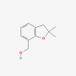 molecular formula C11H14O2 B1306215 (2,2-Dimethyl-2,3-dihydro-1-benzofuran-7-yl)methanol CAS No. 38002-89-0