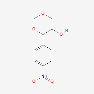 4-(4-Nitrophenyl)-1,3-dioxan-5-ol