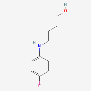 molecular formula C10H15ClFNO B1306232 4-[(4-Fluorophenyl)amino]butan-1-ol CAS No. 435345-40-7
