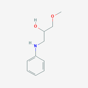 molecular formula C10H15NO2 B1306237 1-Methoxy-3-phenylamino-propan-2-ol CAS No. 24152-71-4