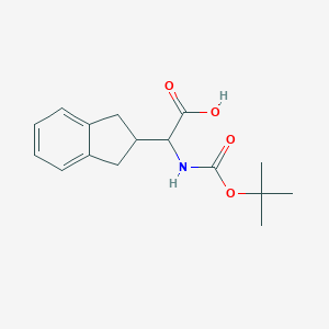 Tert-butoxycarbonylamino-indan-2-YL-acetic acid