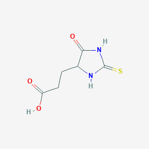3-(5-Oxo-2-thioxoimidazolidin-4-yl)propanoic acid