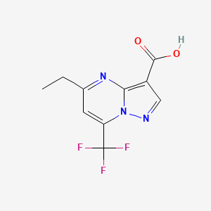 5-Ethyl-7-(trifluoromethyl)pyrazolo[1,5-a]pyrimidine-3-carboxylic acid