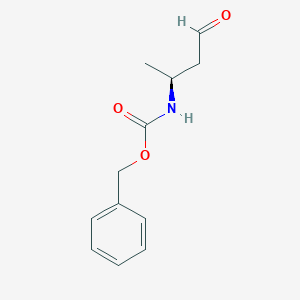 molecular formula C12H15NO3 B13062546 Benzyl (s)-(4-oxobutan-2-yl)carbamate 