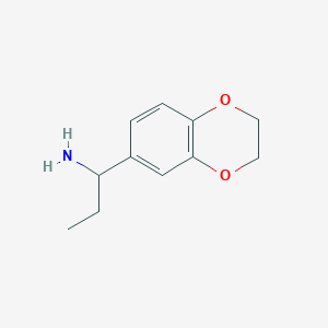 1-(2,3-Dihydro-benzo[1,4]dioxin-6-yl)-propylamine