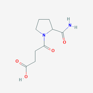 4-(2-Carbamoyl-pyrrolidin-1-yl)-4-oxo-butyric acid